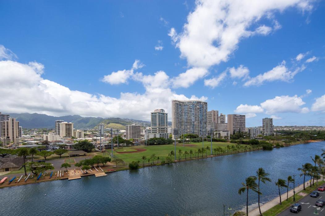 Modern Waikiki Sleek Studio Honolulu Exterior foto